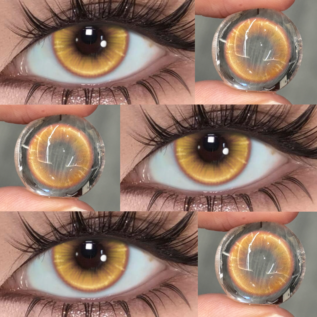 Juvela Brown - 1 Year, 2 lenses Colored Contacts - Gleglow