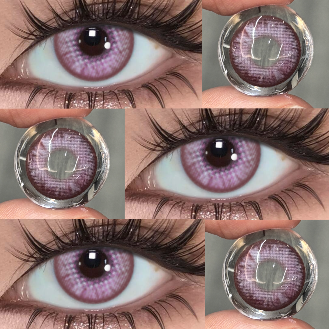 Florise Pink - 6-month，2 lenses Colored Contacts - Gleglow