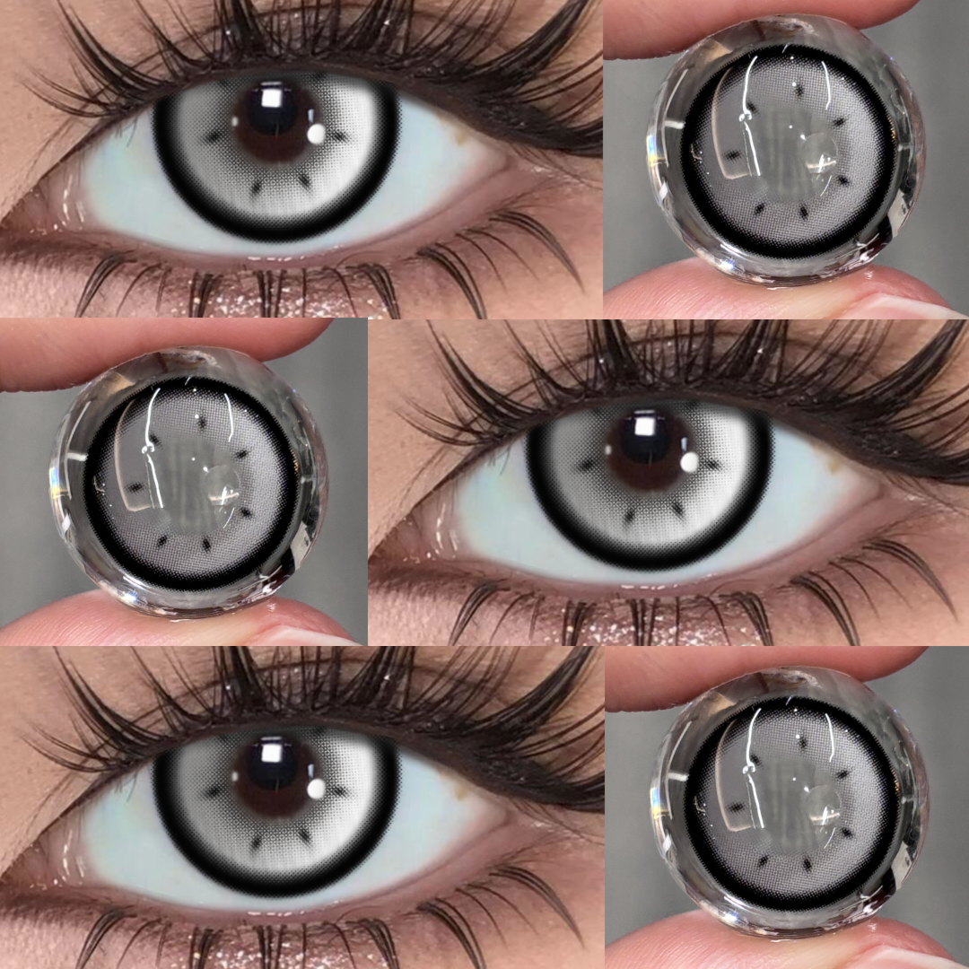Rhapsody Grey - 1 Year, 2 lenses Colored Contacts - Gleglow