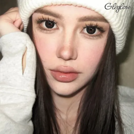 Baby Doll Black - 1 Year, 2 lenses Colored Contacts - Gleglow