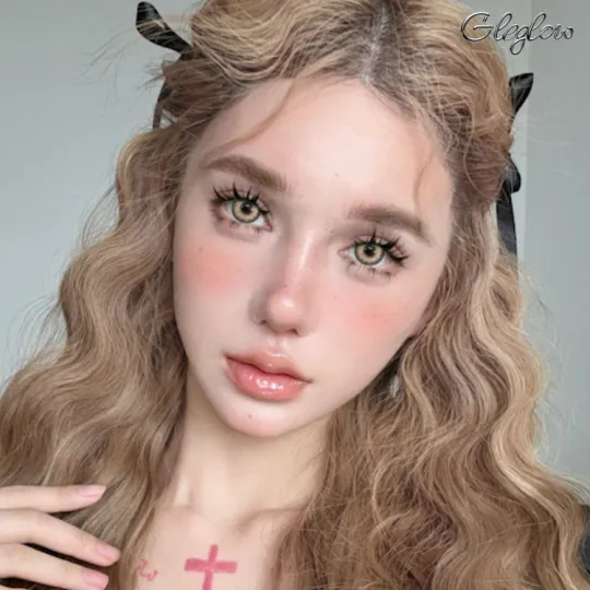 Iffy Brown - 1 Year, 2 lenses Colored Contacts - Gleglow