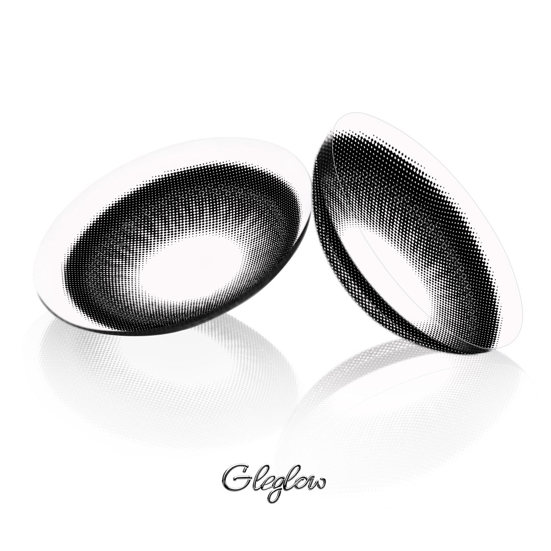 Eventide Black - 1 Year, 2 lenses Colored Contacts - Gleglow