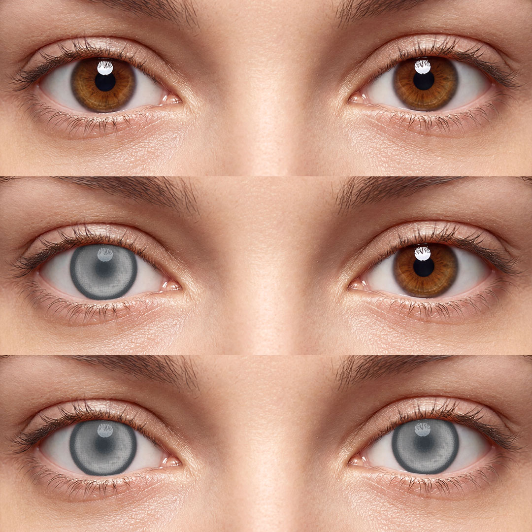 Paradise Grey - 1 Year, 2 lenses