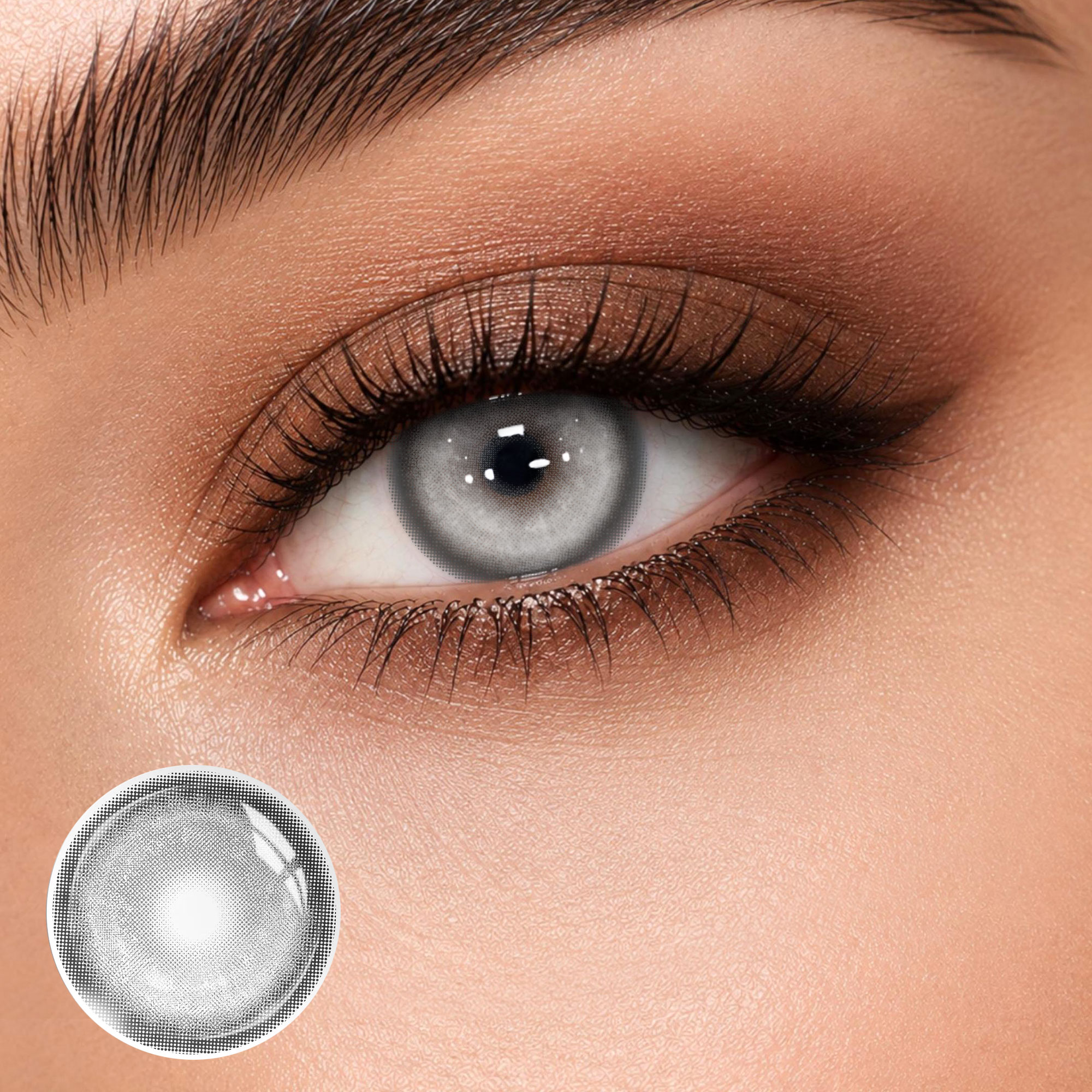 Selene Grey - 1 Day, 2 lenses