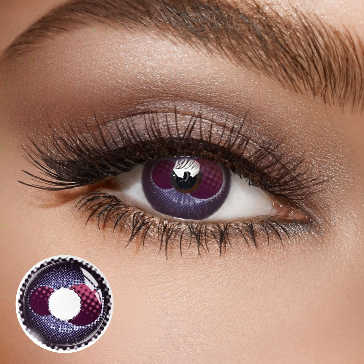 Dual Gaze Purple - 1 Year, 2 lenses