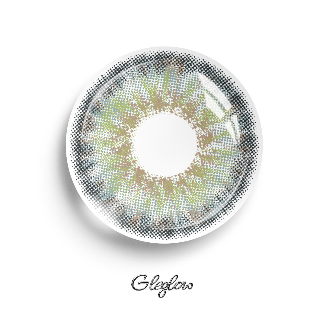 Pro Petite Iris Grey Green - 1 Year, 2 lenses