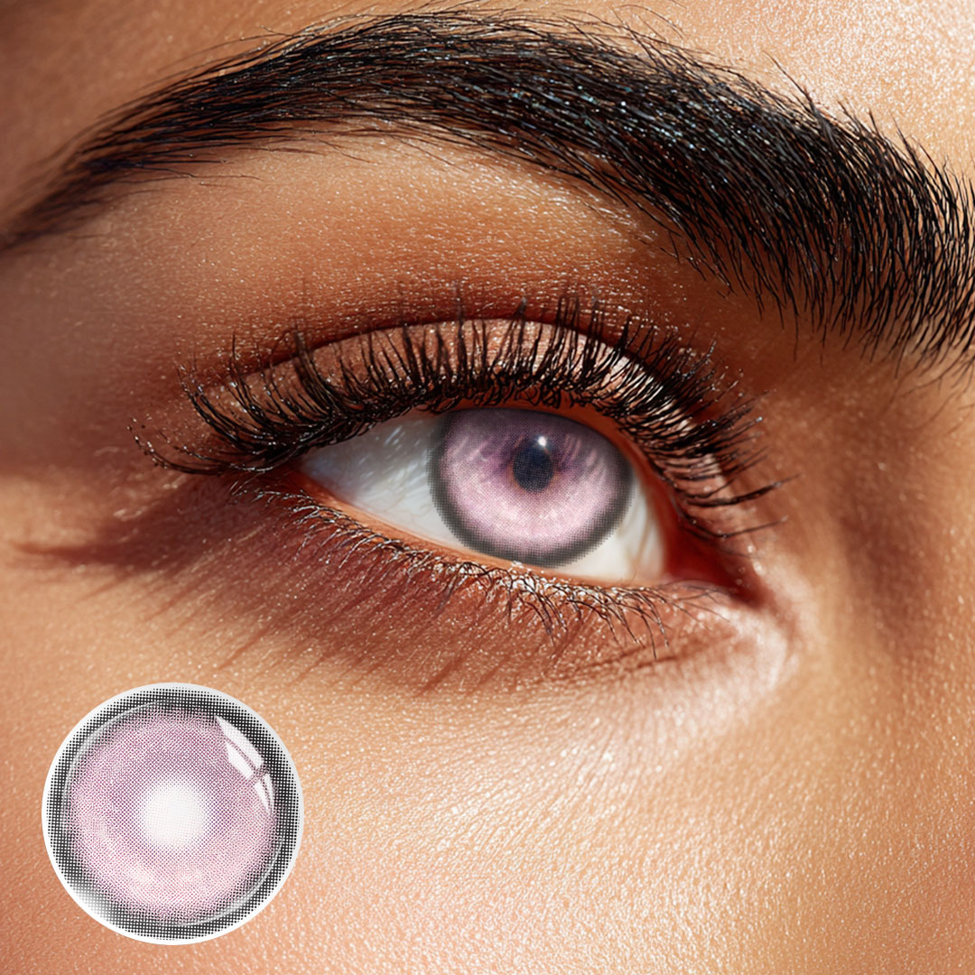 Selene Pink - 1 Day, 2 lenses Colored Contacts - Gleglow