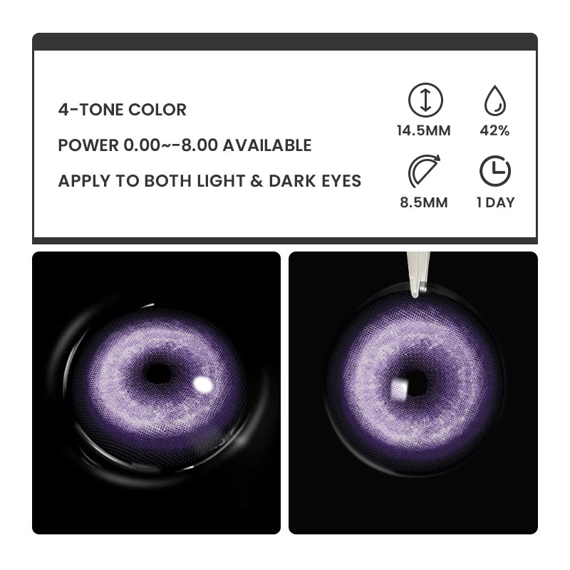 Selene Purple - 1 Day, 2 lenses