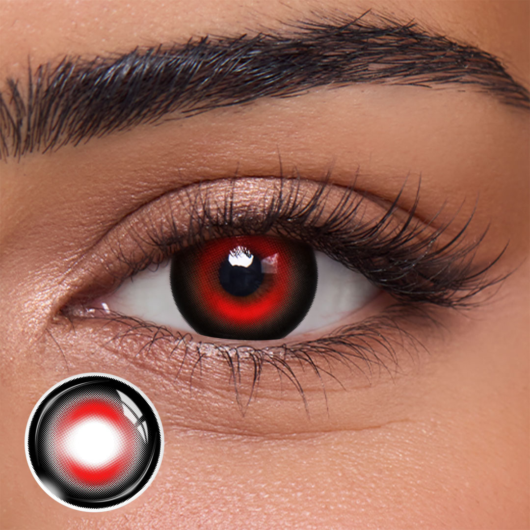 Shadowy Red - 1 Year, 2 lenses