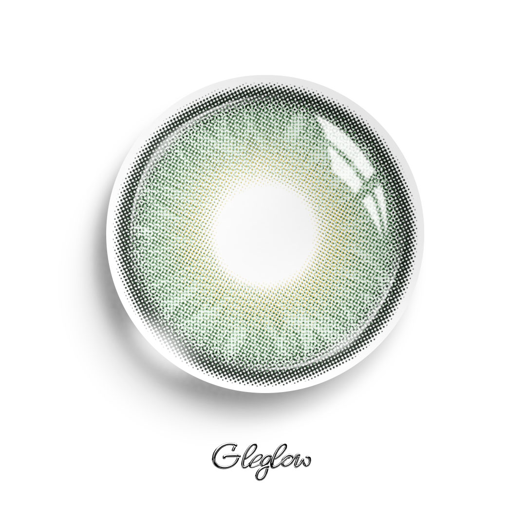 Topaz Verse Green - 1 Year, 2 lenses Colored Contacts - Gleglow