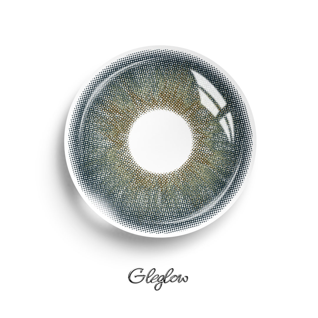 Verdant Origin Blue - 1 Year, 2 lenses Colored Contacts - Gleglow