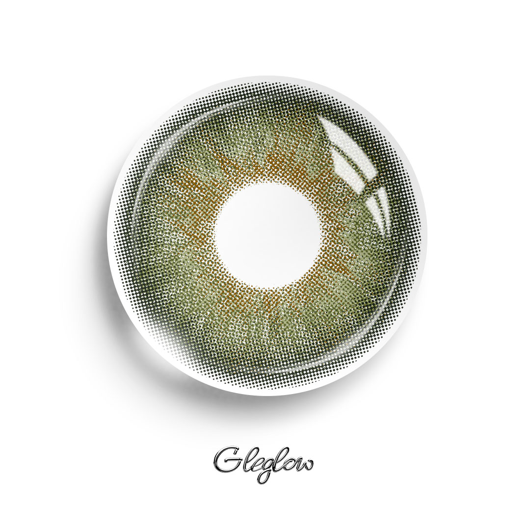 Verdant Origin Green - 1 Year, 2 lenses Colored Contacts - Gleglow