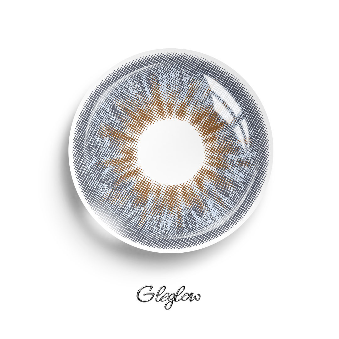 Wolf Gray - 1 Year, 2 lenses Colored Contacts - Gleglow