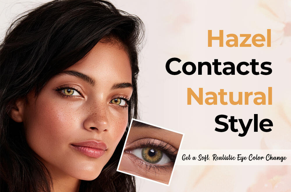 Hazel Colored Contacts: Natural Style & Realistic Look Guide