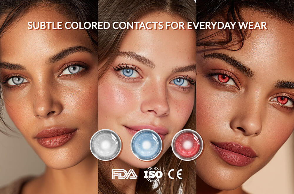 Subtle Colored Contacts for Everyday Wear