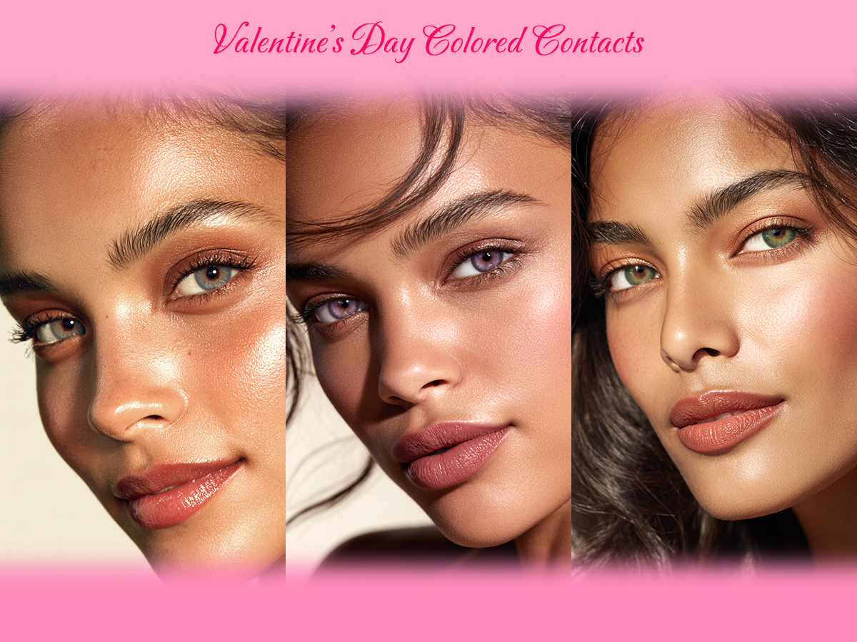 Valentine’s Day Colored Contacts: How to Choose the Right Lenses for a Romantic Look