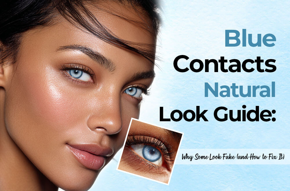 Blue Contacts Natural Look Guide