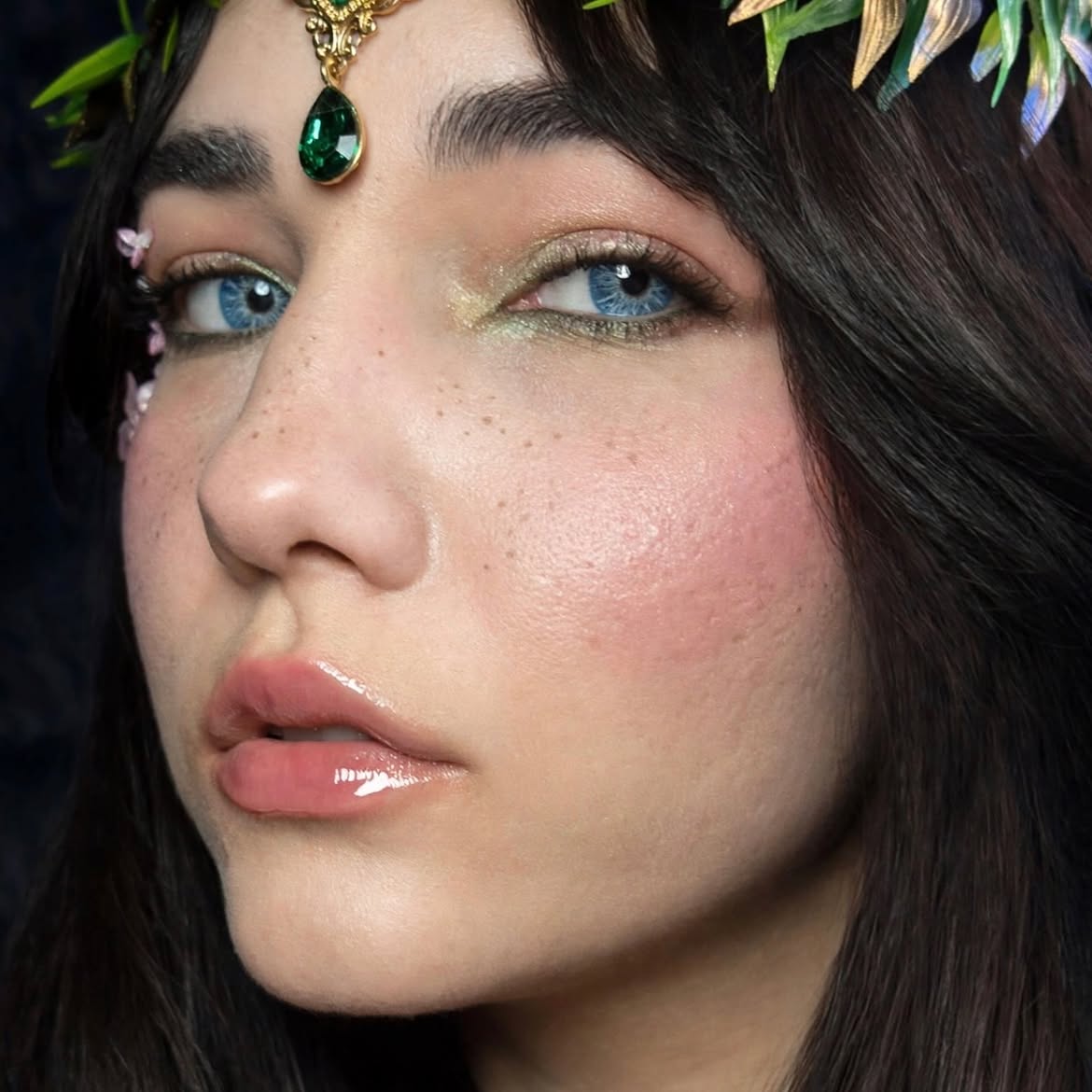Glitter Frost Blue - 1 Year, 2 lenses