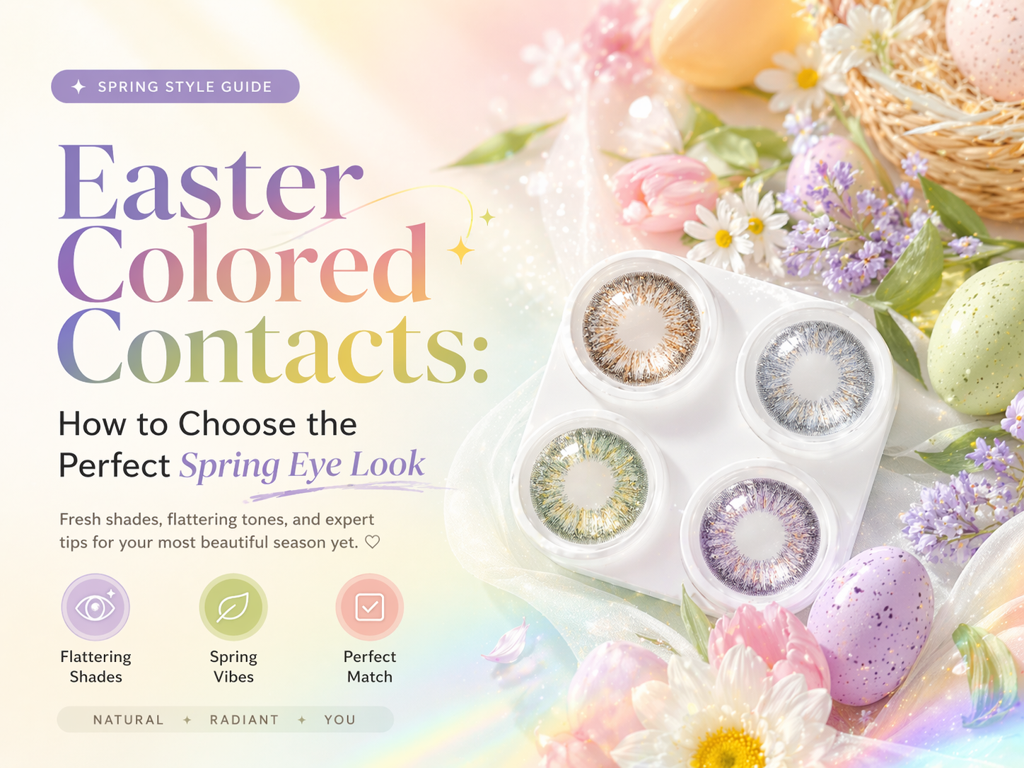 Easter Colored Contacts: How to Choose the Perfect Spring Eye Look