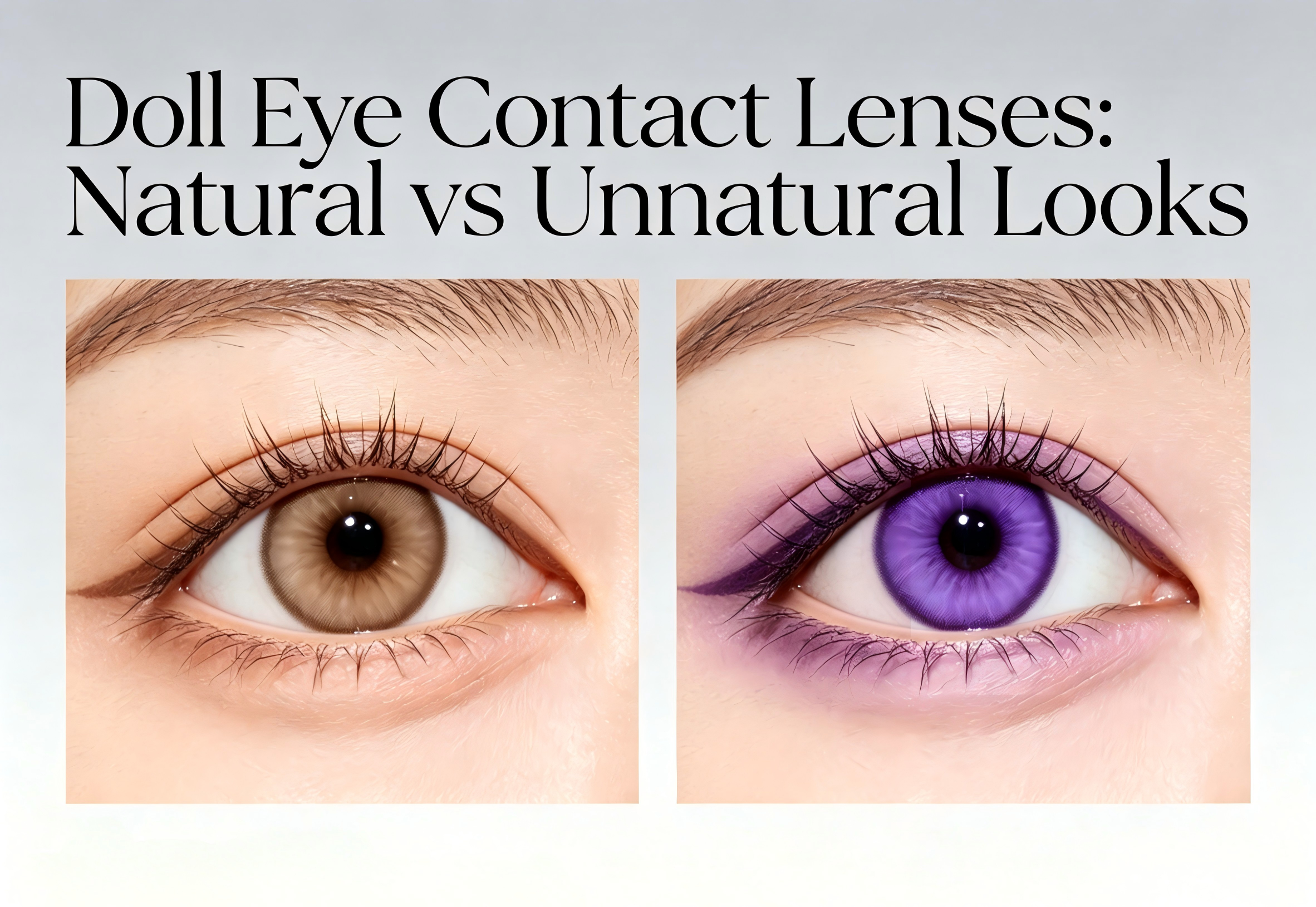 Doll Eye Contact Lenses: Why Some Look Natural and Others Don&rsquo;t
