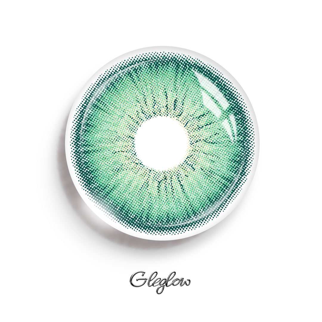 Magic Pop Green - 1 Year, 2 lenses Colored Contacts - Gleglow