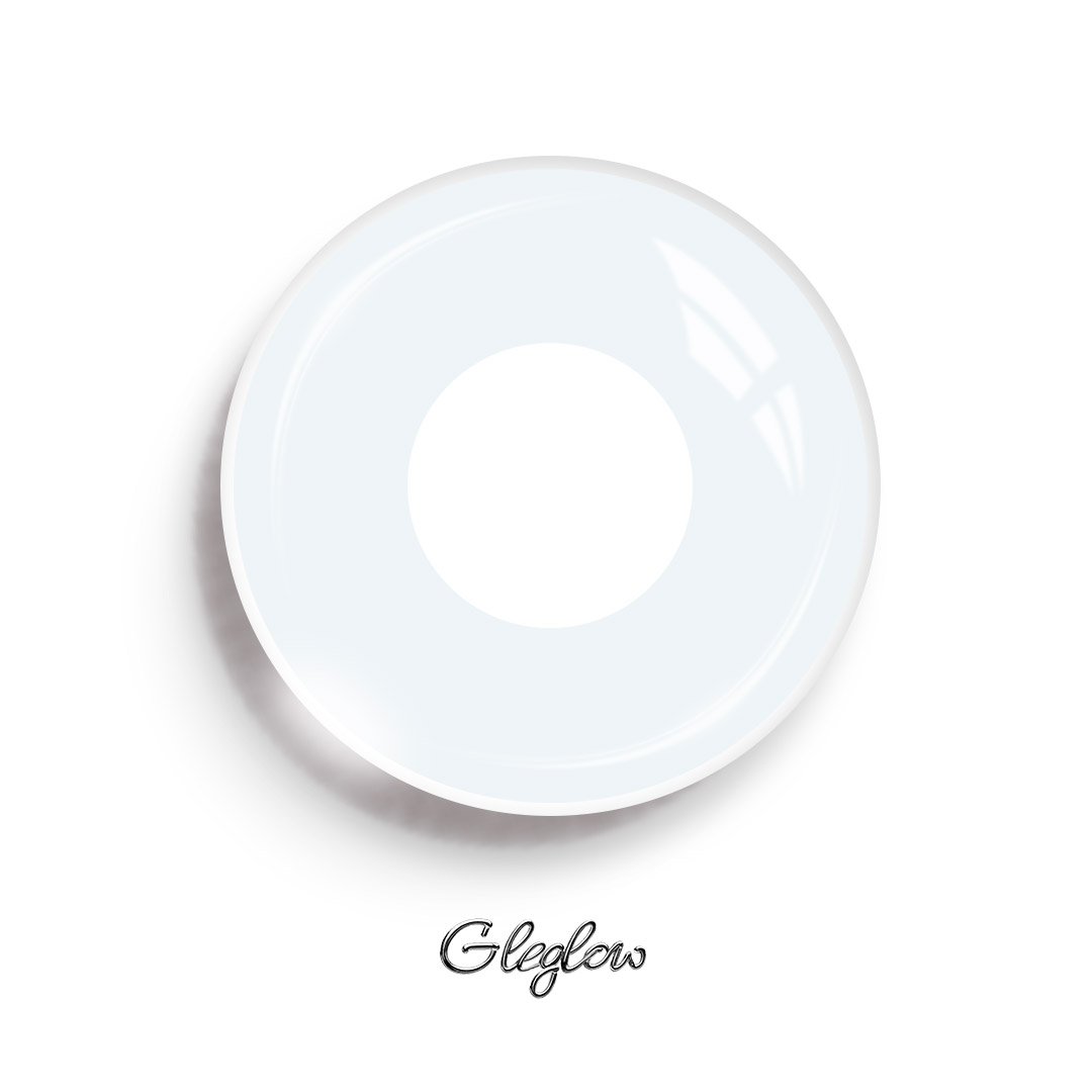 Blank White - 1 Year, 2 lenses Colored Contacts - Gleglow