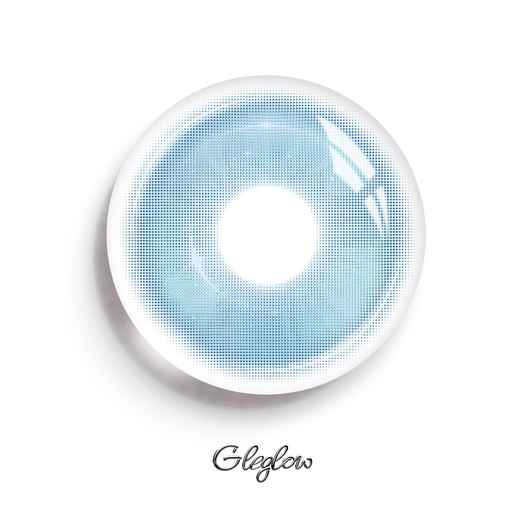 Luxe Neon Sky Blue - 1 Year, 2 lenses