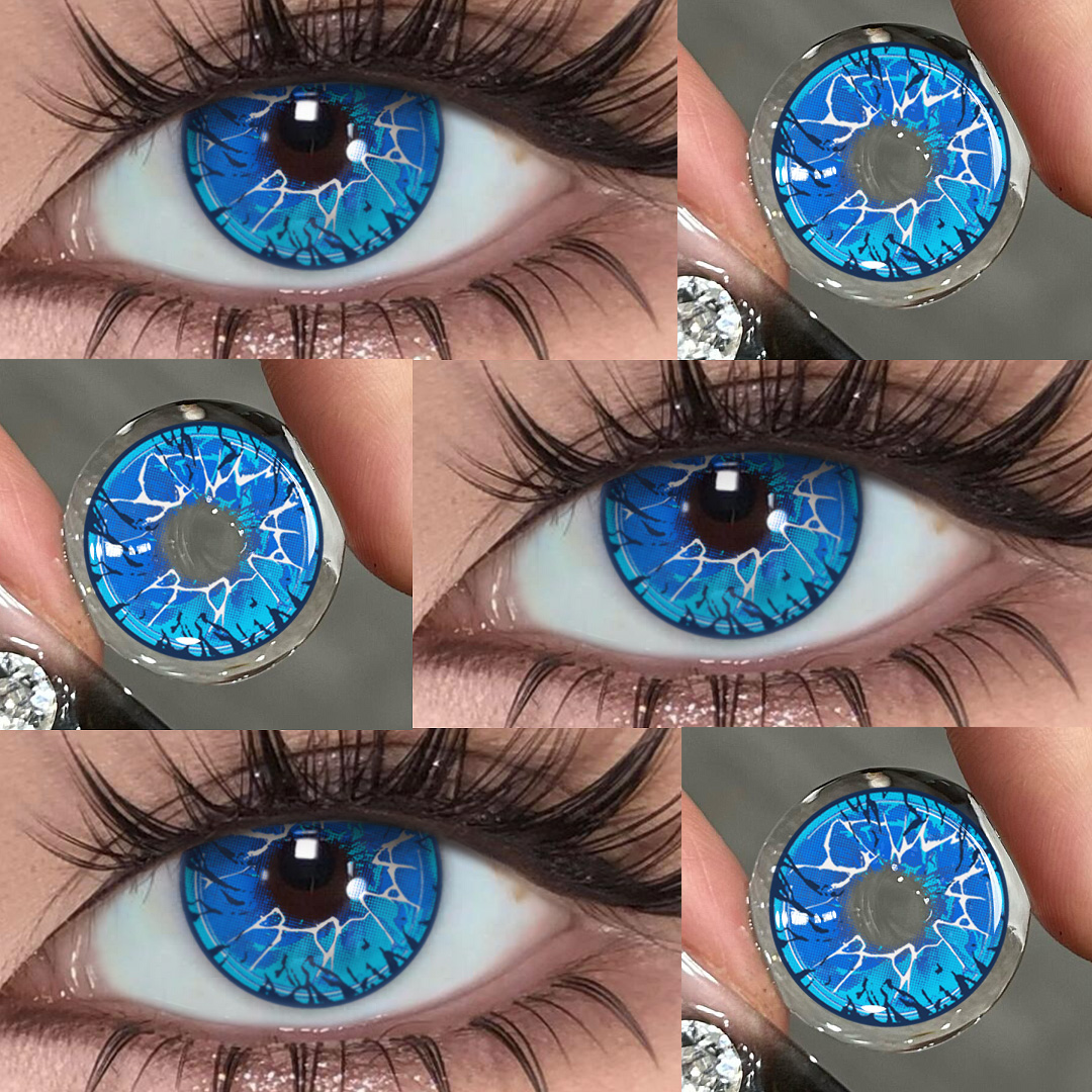 Portal Blue - 1 Year, 2 lenses Colored Contacts - Gleglow