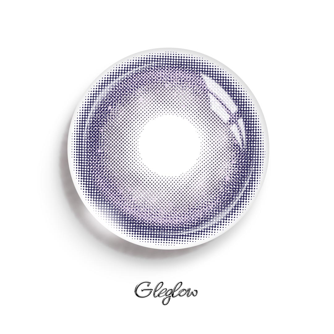 Berrion Purple - 1 Year, 2 lenses Colored Contacts - Gleglow