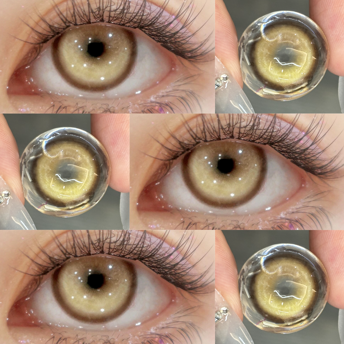 KOI Brown - 1 Year, 2 lenses Colored Contacts - Gleglow