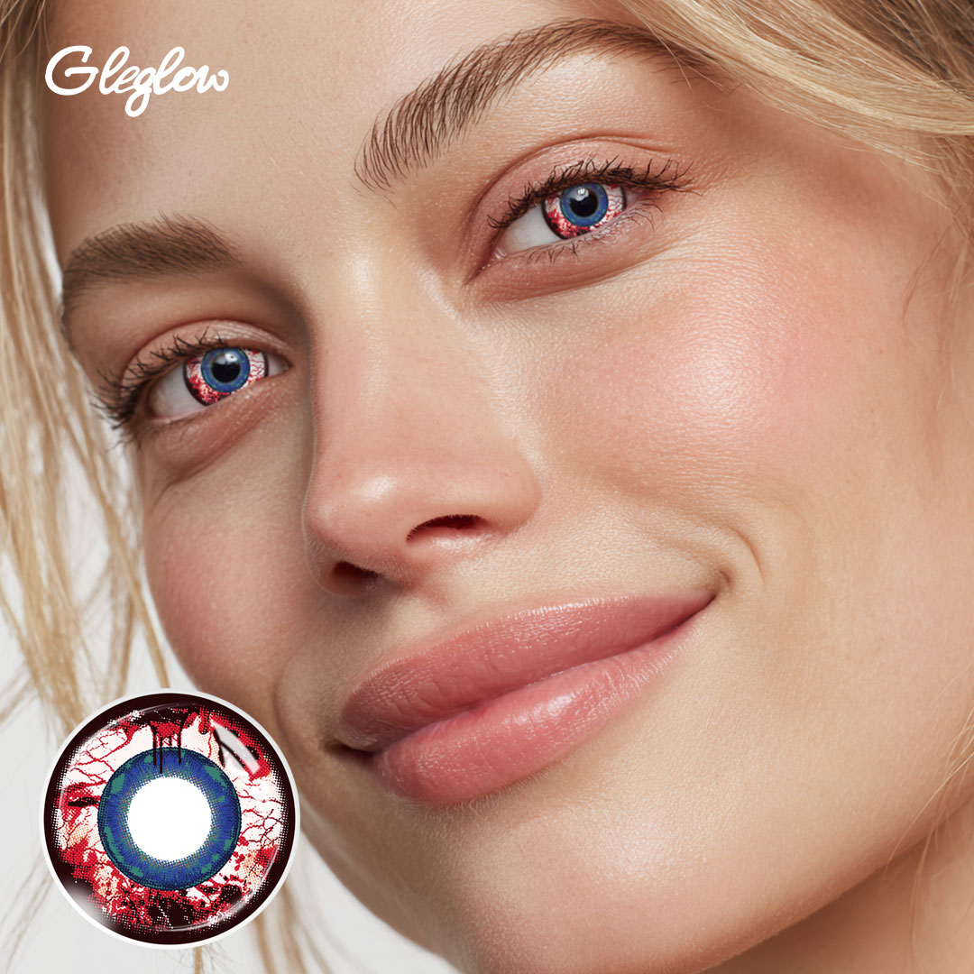 Morthis Red Contact Lenses – 1 Year, 2 Lenses