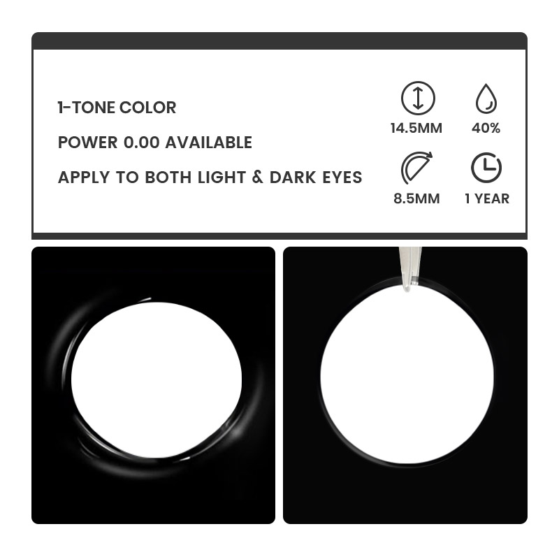 Puppet White - 1 Year, 2 lenses