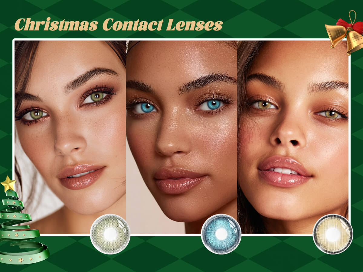 Christmas Contact Lenses — How to Make Your Holiday Look Shine 🎄