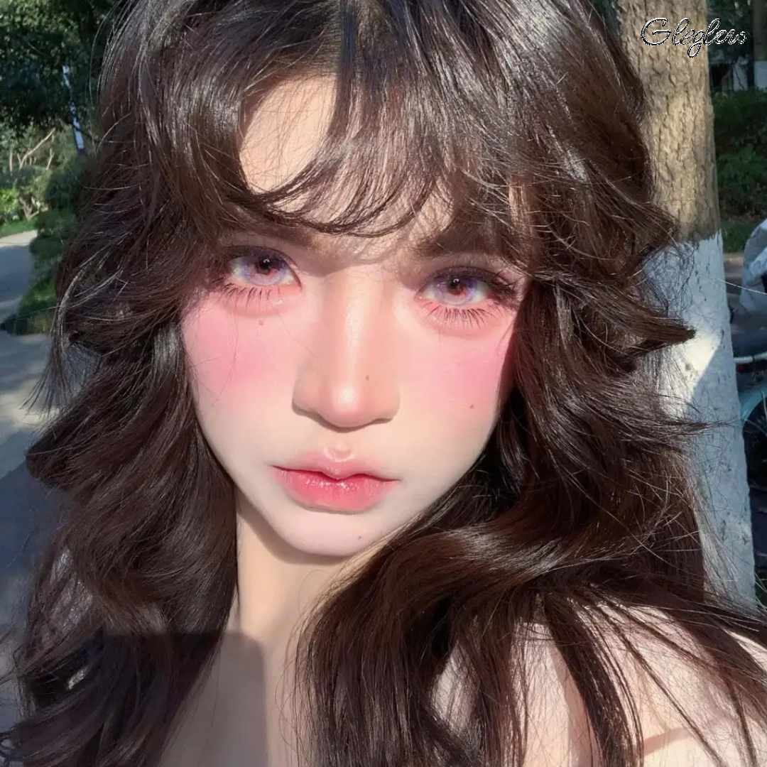 Infyne Pink - 1 Year, 2 lenses Colored Contacts - Gleglow