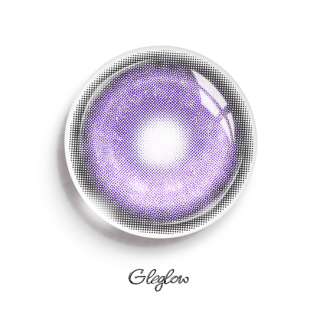 KOI Purple - monthly, 2 lenses Colored Contacts - Gleglow