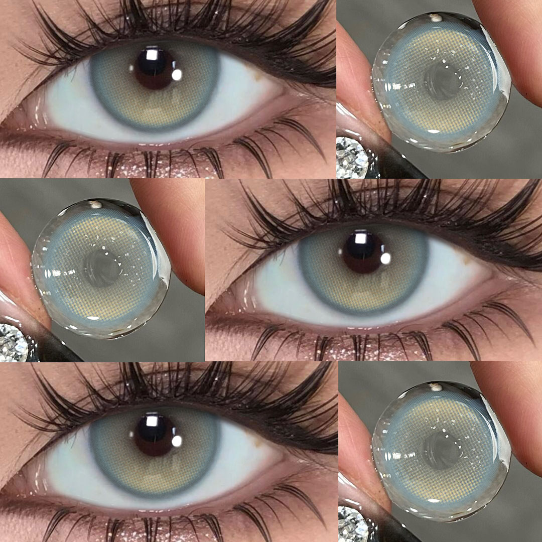 Pearl Circle Brown - 1 Year, 2 lenses Colored Contacts - Gleglow