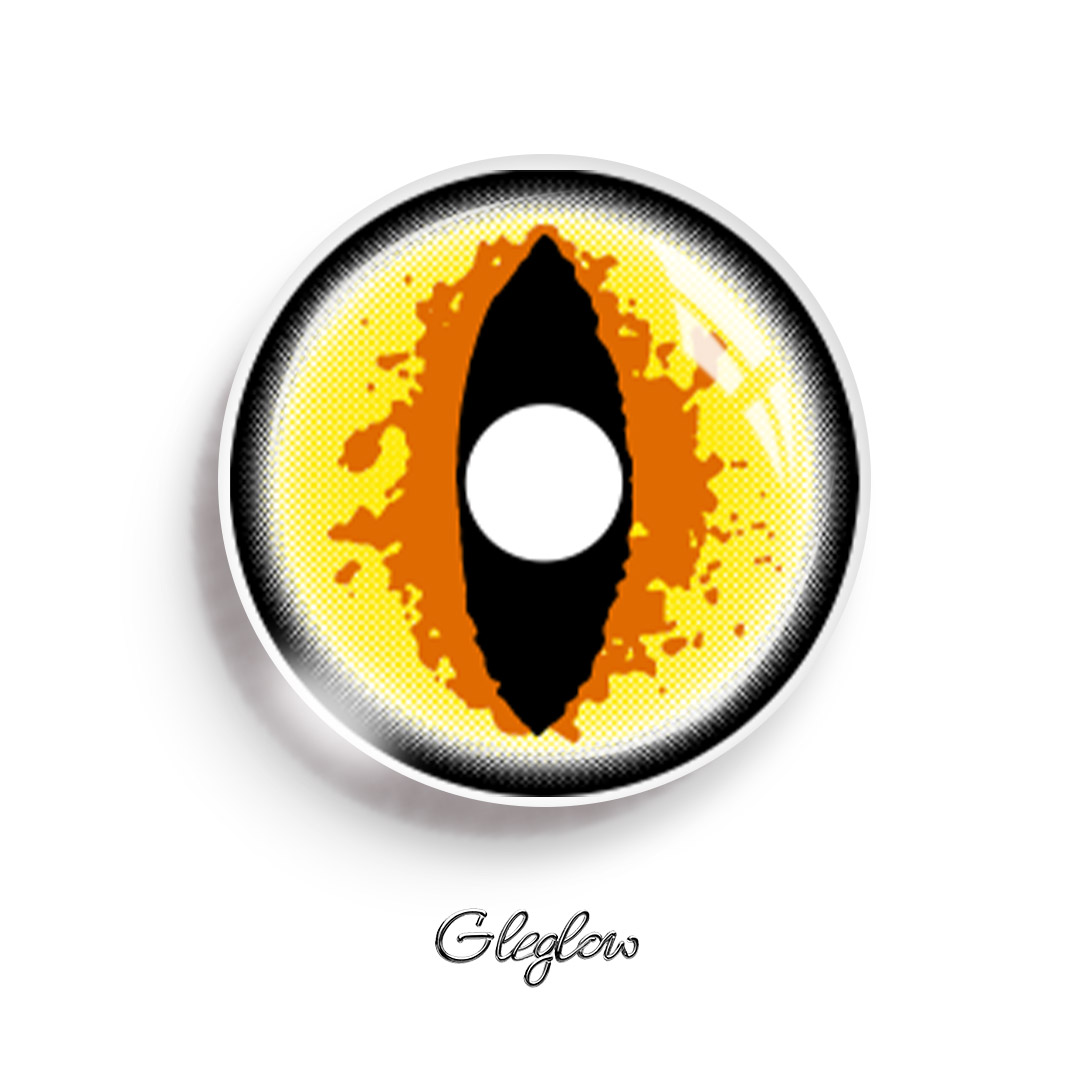 Fantasy Yellow - 1 Year, 2 lenses Colored Contacts - Gleglow