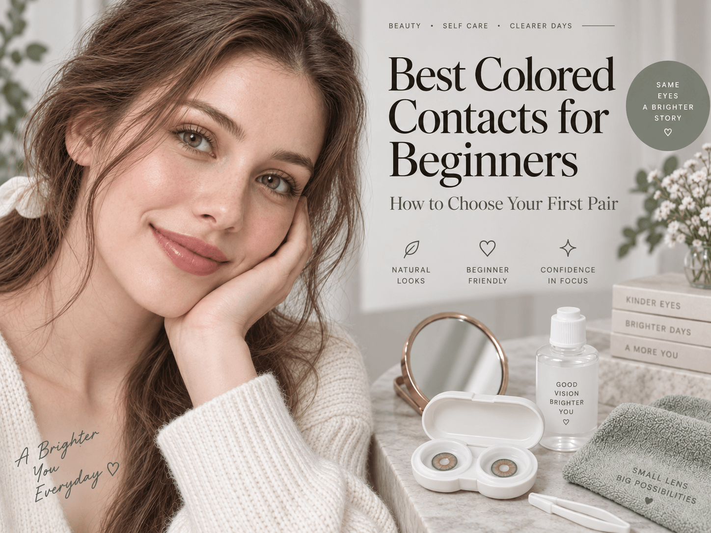 Best Colored Contacts for Beginners: How to Choose Your First Pair