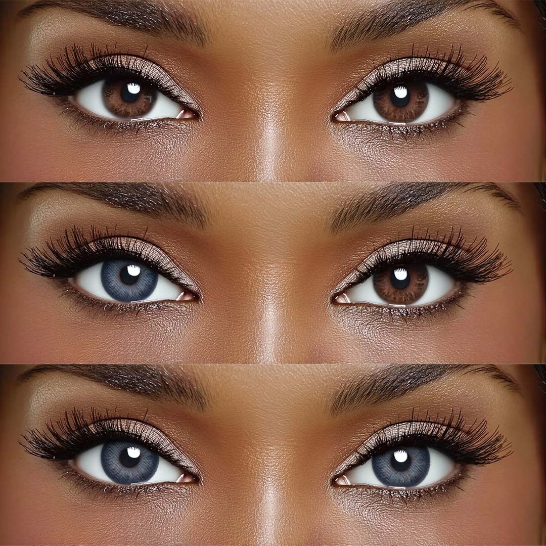 Dusk Blue - 6-month，2 lenses Colored Contacts - Gleglow