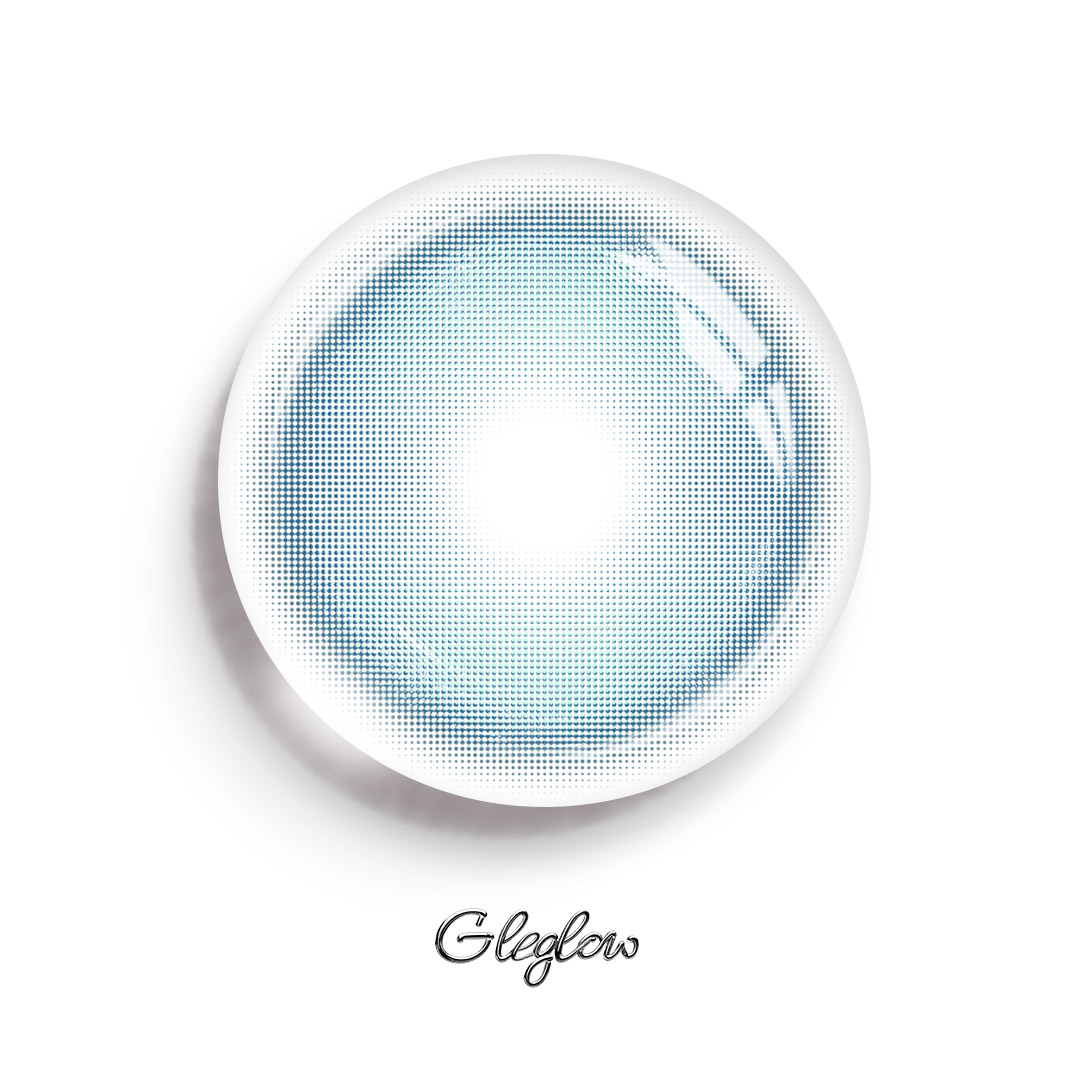 Luminous Blue - 1 Year, 2 lenses Colored Contacts - Gleglow