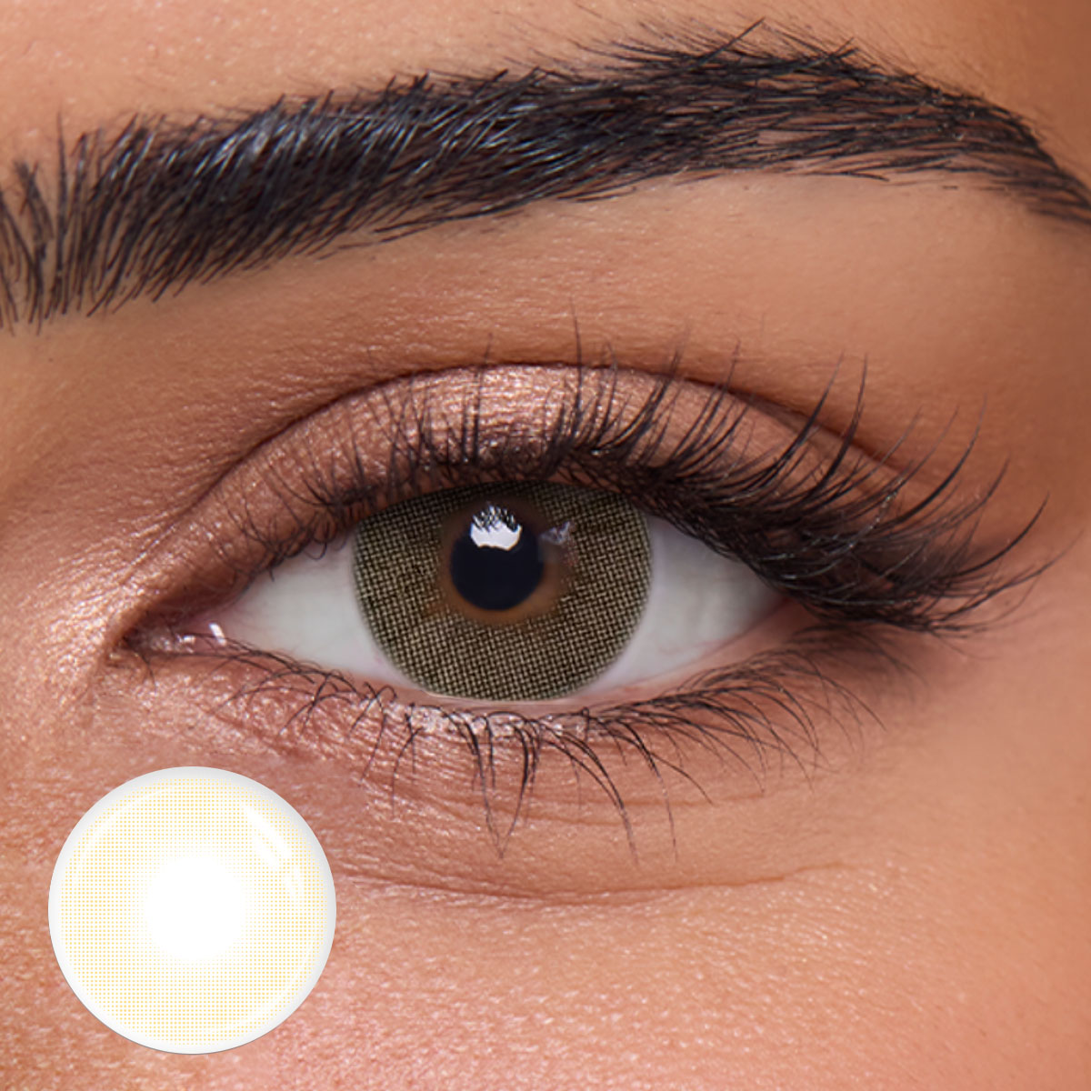 Serac Brown - 1 Year, 2 lenses Colored Contacts - Gleglow