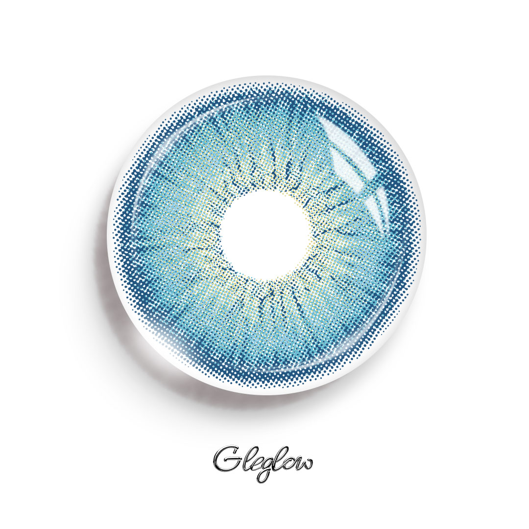 Magic Pop Ocean - 1 Year, 2 lenses Colored Contacts - Gleglow