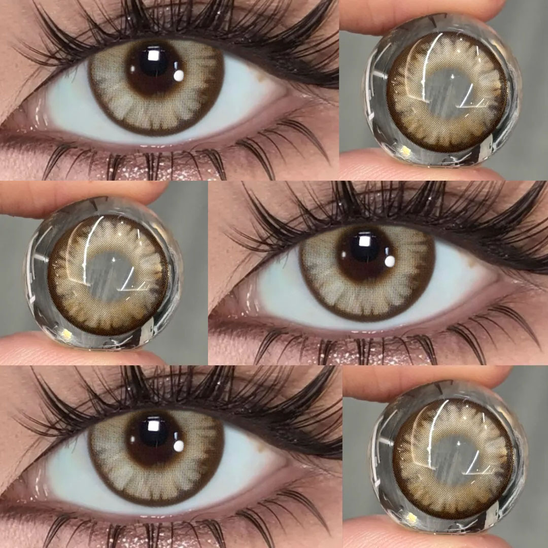 Florise Brown - monthly, 2 lenses Colored Contacts - Gleglow