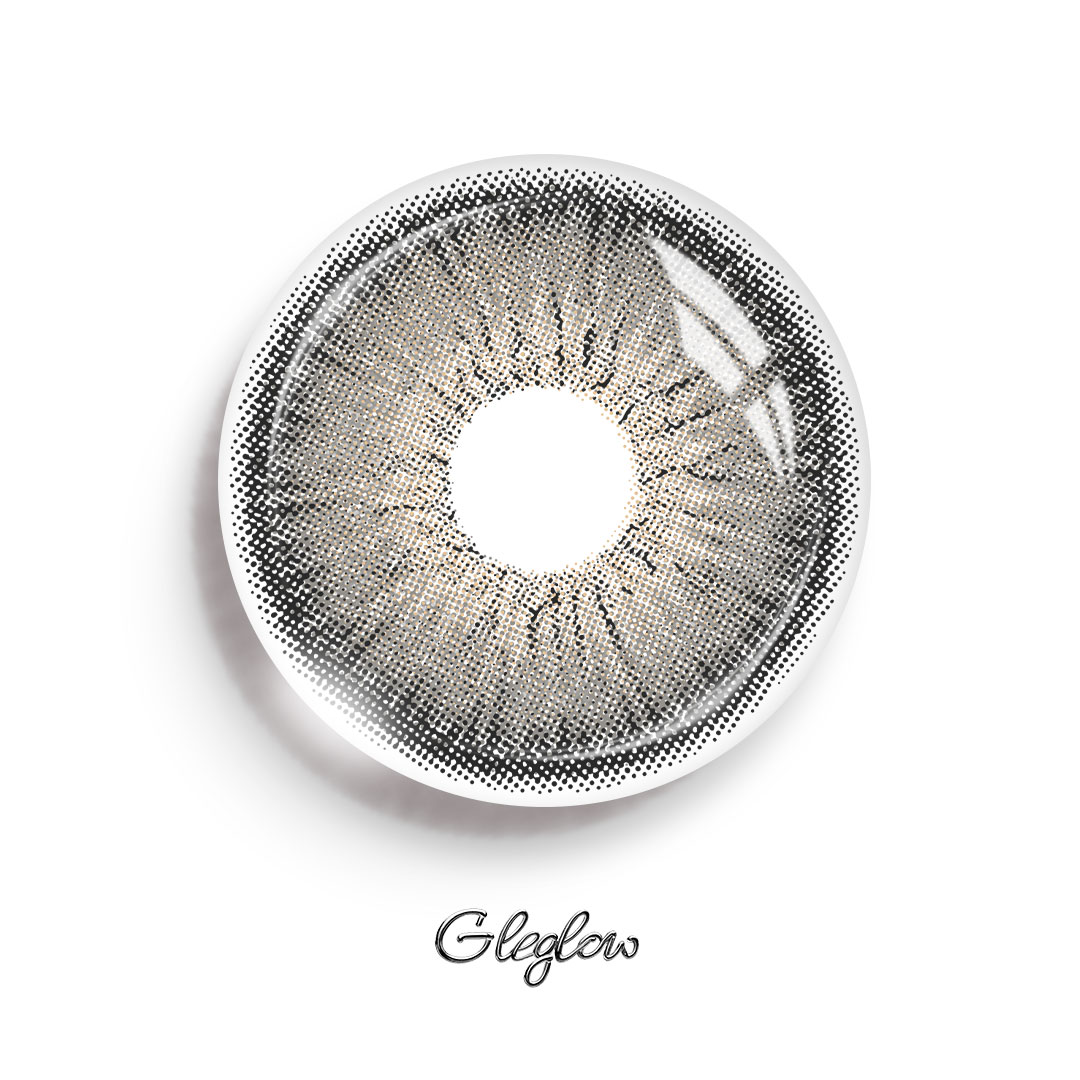 Magic Pop Grey - 1 Year, 2 lenses Colored Contacts - Gleglow