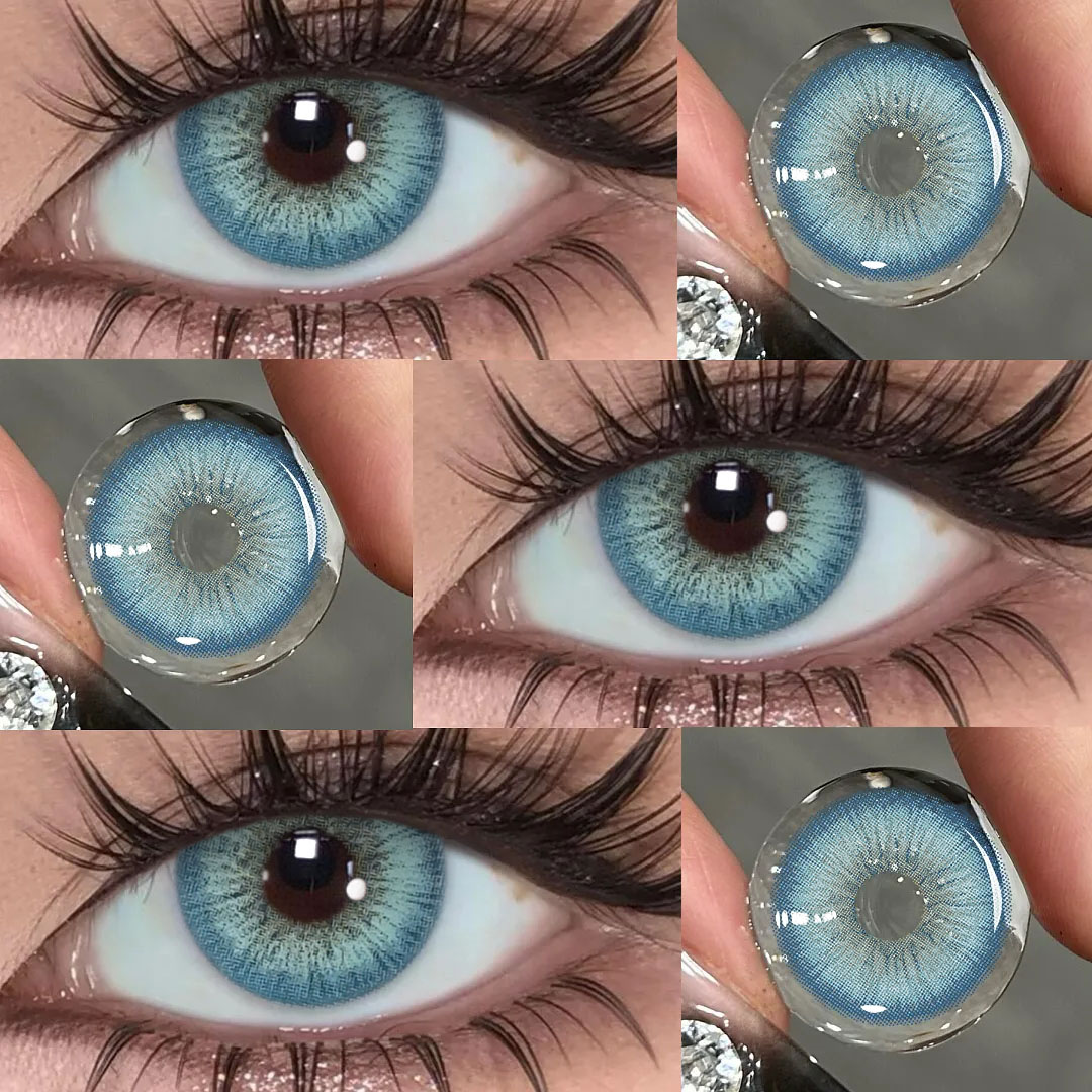 Magic Pop Ocean - 1 Year, 2 lenses Colored Contacts - Gleglow