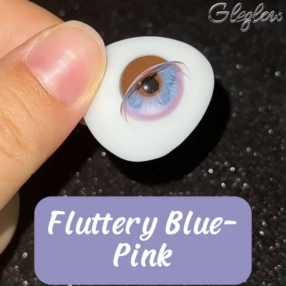 Fluttery Blue-Pink - 6-month，2 lenses