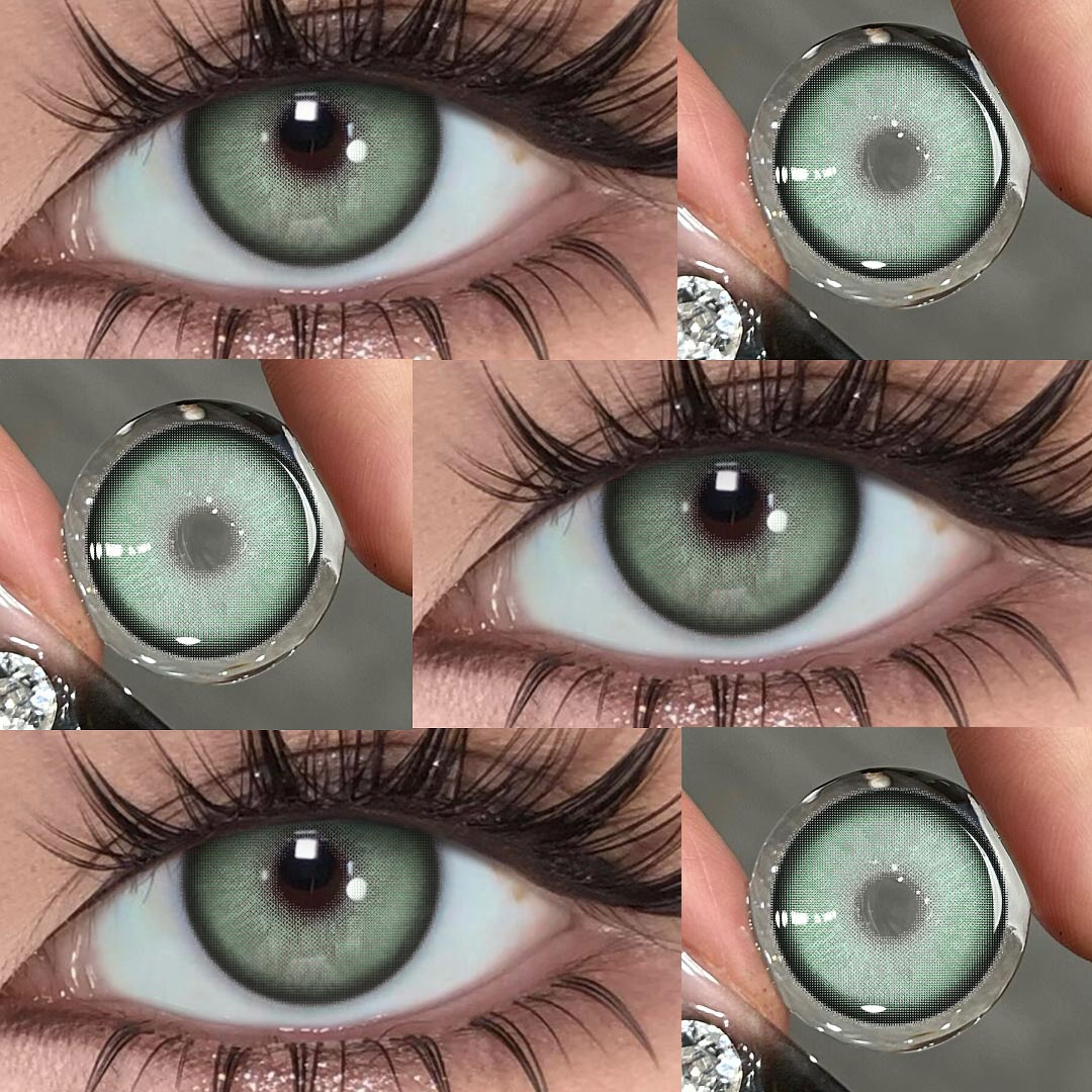 Fairy Green - 1 Year, 2 lenses Colored Contacts - Gleglow