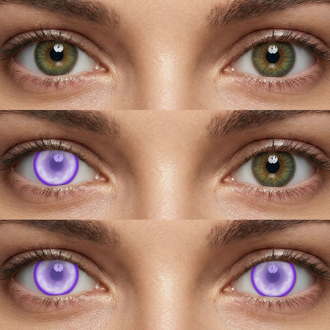 Paradise Violet - 1 Year, 2 lenses