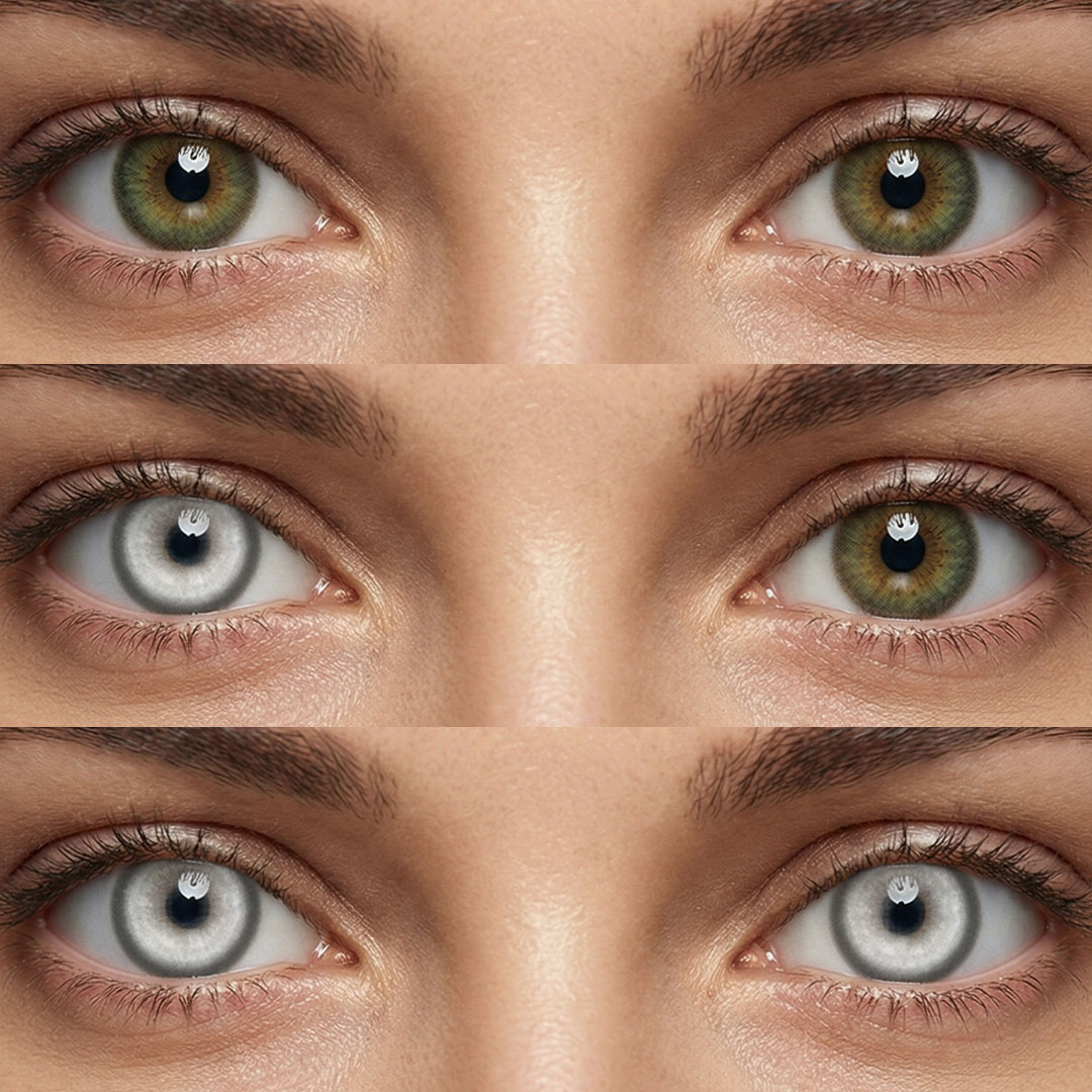 Selene Grey - 1 Day, 2 lenses
