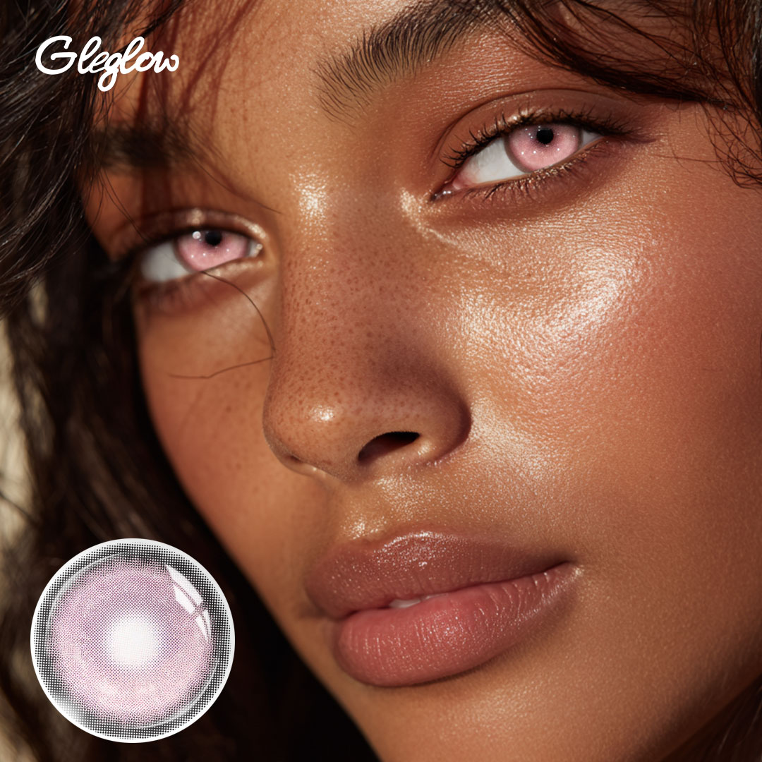 Selene Pink - 1 Day, 2 lenses Colored Contacts - Gleglow